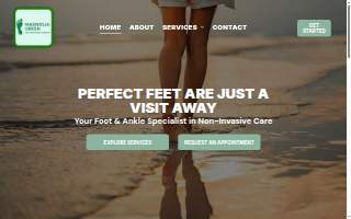 Magnolia Green Foot and Ankle Center website