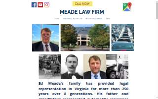 Meade Law Firm website