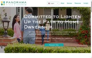 Panorama Title & Escrow website
