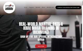 WIN Martial Arts website