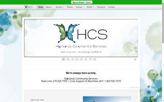 Highlands Community Services website