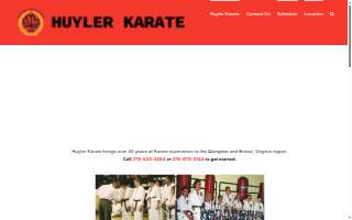 Huyler Karate website