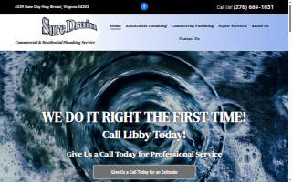 Sure Drain website