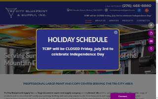 Tri-City Blueprint & Supply Inc website
