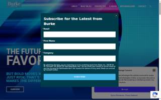 Burke Healthcare Solutions website
