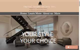 Capital Carpet Gallery Inc. website