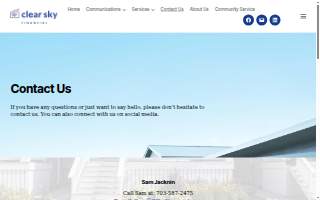 Clear Sky Financial website