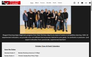 Elegant Dancing website
