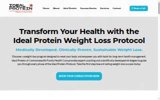 Ideal Protein at Commonwealth Family Health Care website