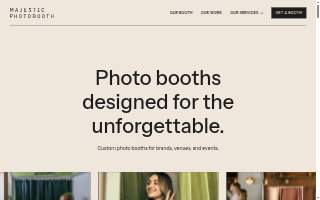 Majestic Photobooth of Burke website