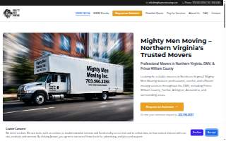 Mighty Men Moving Incorporated website