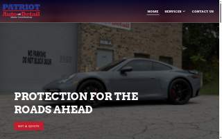 Patriot Auto Detail website