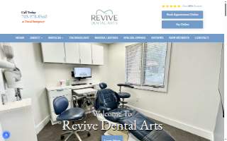 Revive Dental Arts - Burke website