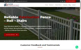 Super Fabrications of Burke website