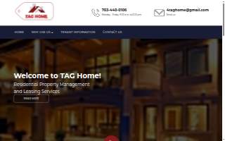 TAG Home Management website