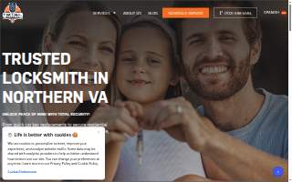 Total Security Locksmith of Burke website