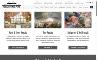 Aztec Rental of Cave Spring website