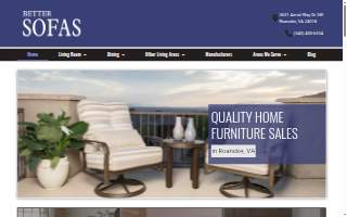 Better Sofas website