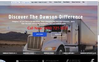 Dawson Truck Lines, Inc website