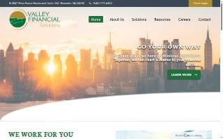 Valley Financial Solutions of Cave Spring website