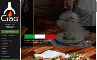 Ciao Osteria website