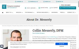 Collin Messerly, DPM of Centreville website