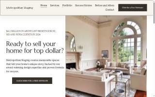Metropolitan Staging LLC of Centreville website