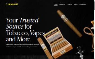Tobacco Hut website