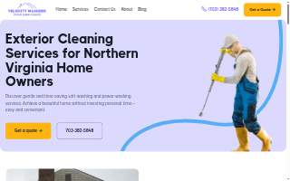 Velocity Washers website