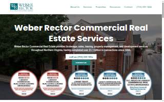 Weber Rector Commercial Real Estate Services, Inc. of Centreville website