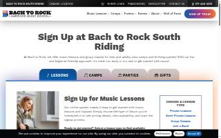 Bach to Rock South Riding website