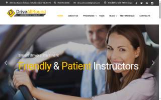 Drive All Round School- DMV-Approved Driving Center website