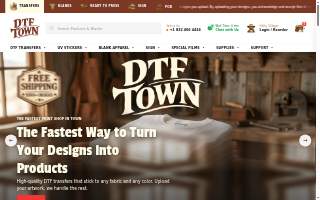 DTF PRINT CENTER website