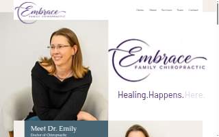 Embrace Family Chiropractic (formerly Innate Beginnings Chiropractic) website