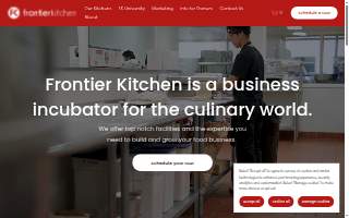 Frontier Kitchen website