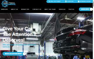High-Tech Auto and Truck Center website