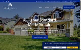 Home Works Painting website