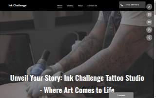 Ink challenge of Chantilly website