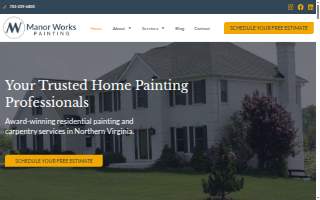 Manor Works Painting website