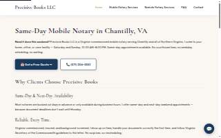 Precisive Books LLC website