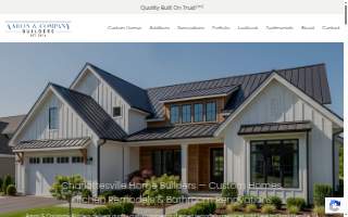Aaron & Company Builders website