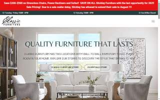 Classic Furniture website