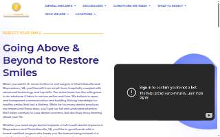 Collins Oral Surgery website