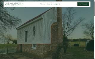 Commonwealth Contractors website
