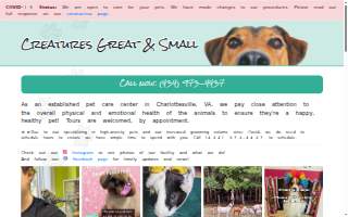 Creatures Great & Small Inc website