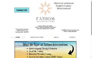 Fathom Interventions, LLC website