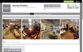 Havertys Furniture website