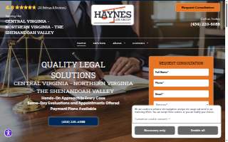 Haynes Law Group, P.C. website