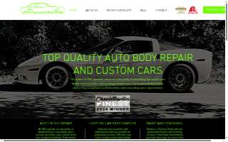 HB Legends Autobody website