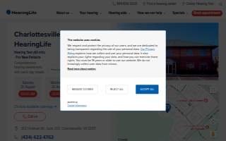 HearingLife of Charlottesville VA website